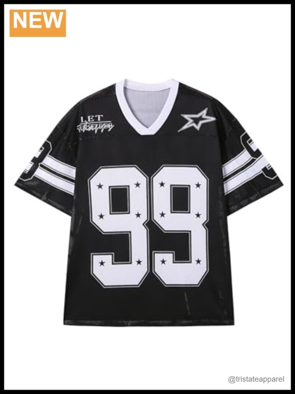 Oversized Graphic Tee Y2K V-Neck Breathable Jersey Summer Streetwear Top